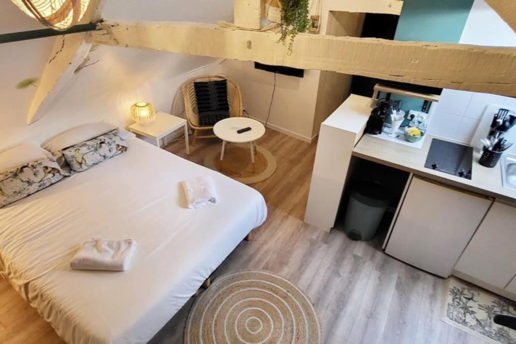 La Cabane - Petit Studio Mansarde - Plage 50M - Rue Gratuite Сен Мало Екстериор снимка